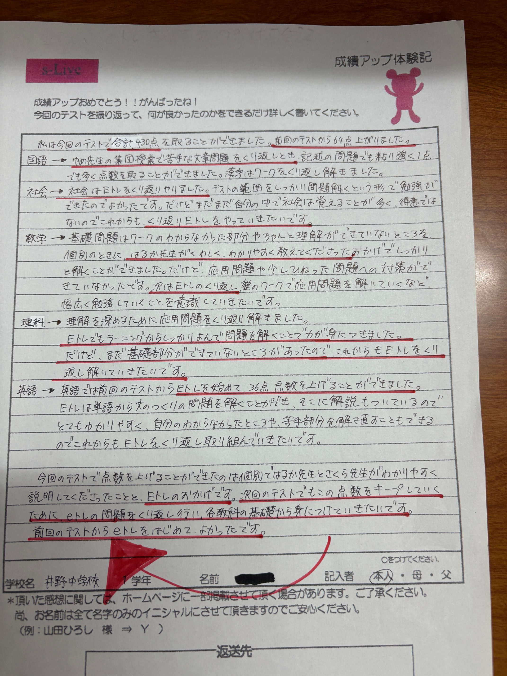 追加の塾長賞です🏅