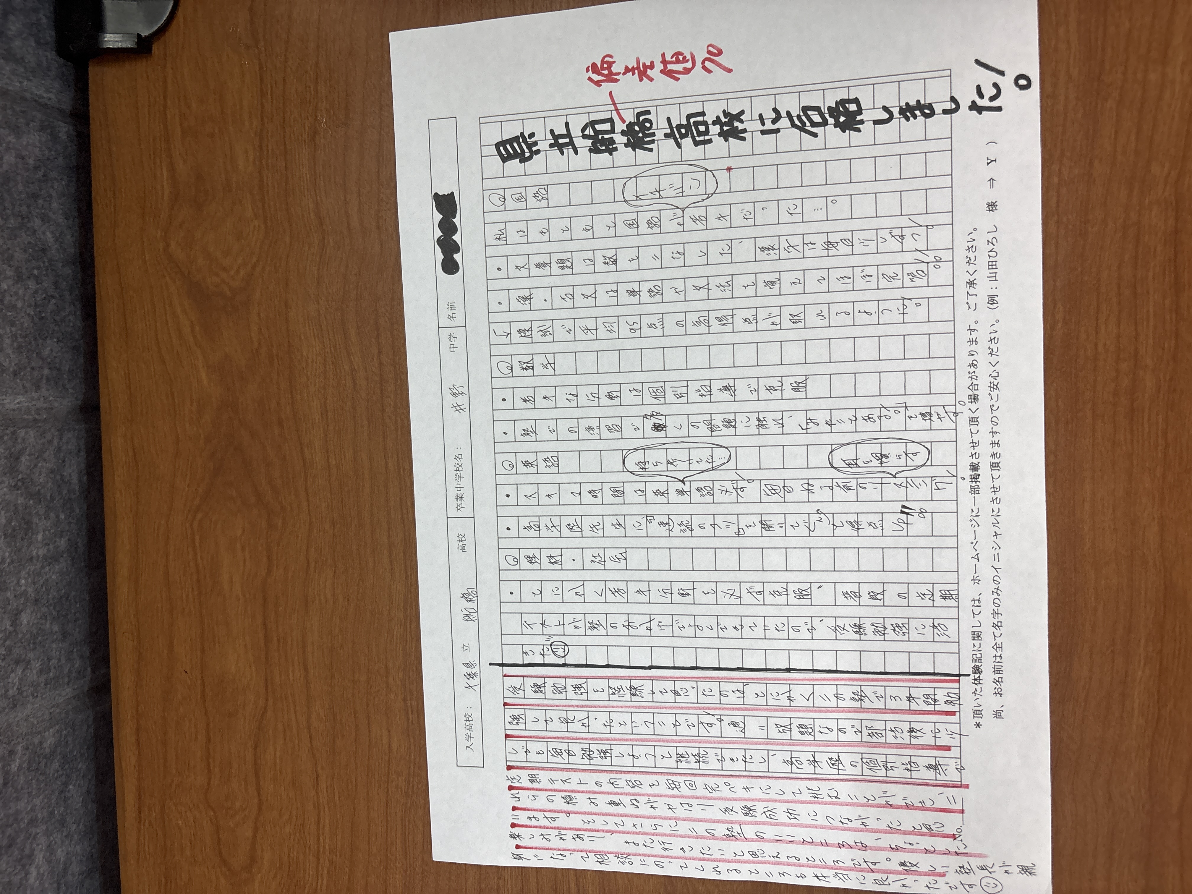 船橋高校、合格おめでとう